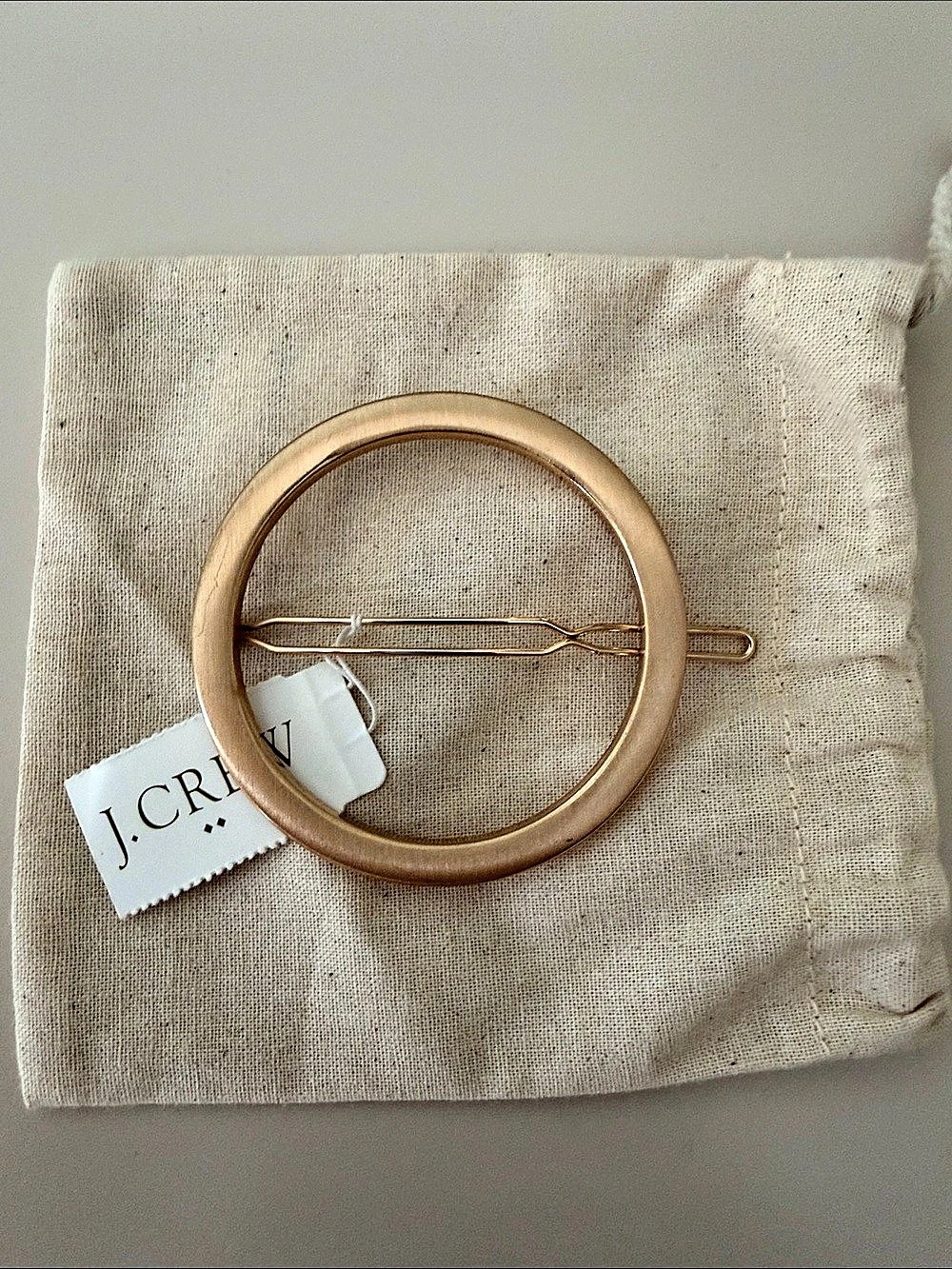 J.Crew Gold-Tone hair barrette NWT